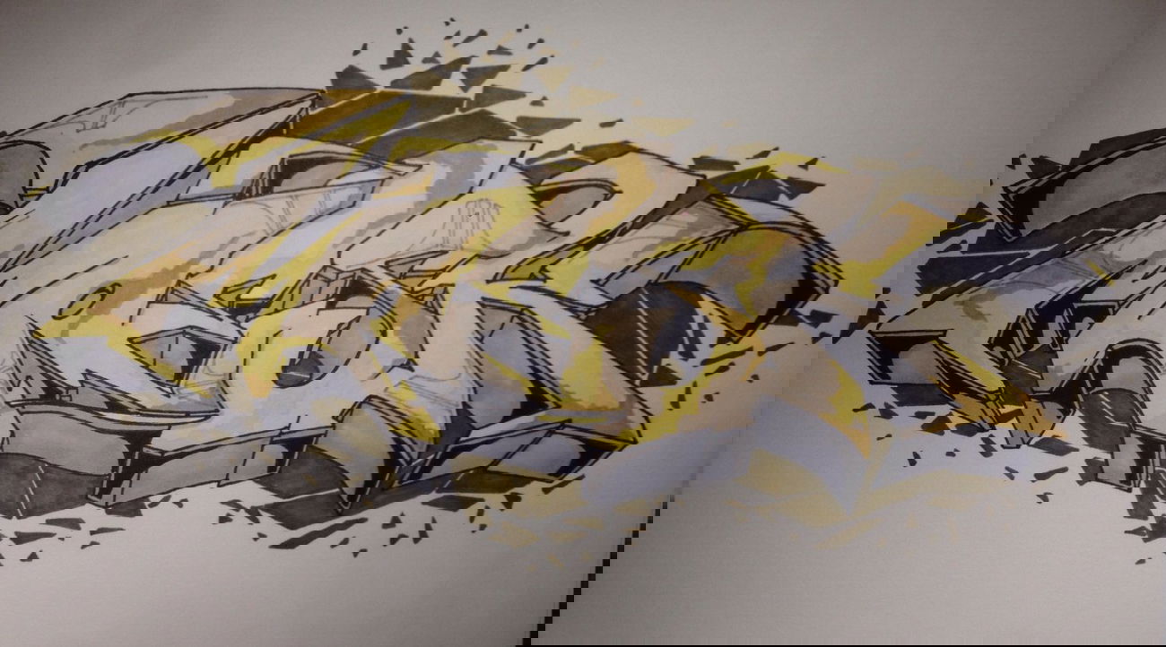 Graffiti Sketch - Photo by Moesk135 (2014)