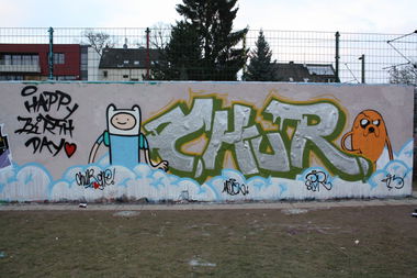 Graffiti Wall - Photo by Moew1 - Tsoc, Moew, Stir (2013)