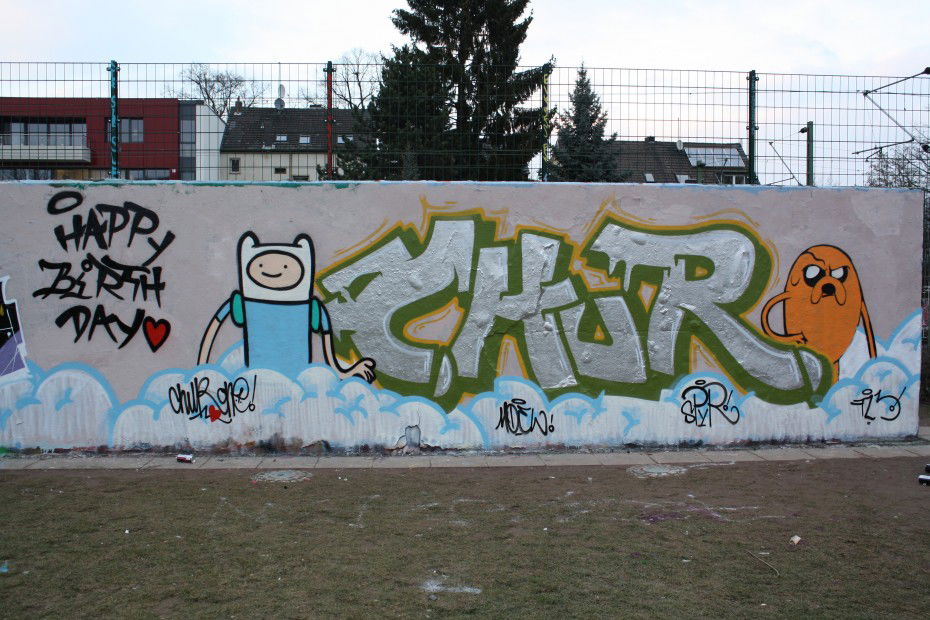 Graffiti Wall - Photo by Moew1 - Tsoc, Moew, Stir (2013)