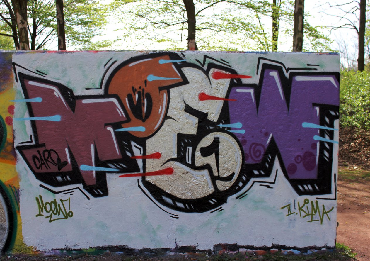 Graffiti Wall - Photo by Moew1 - moew, legal, 2014 (2014)