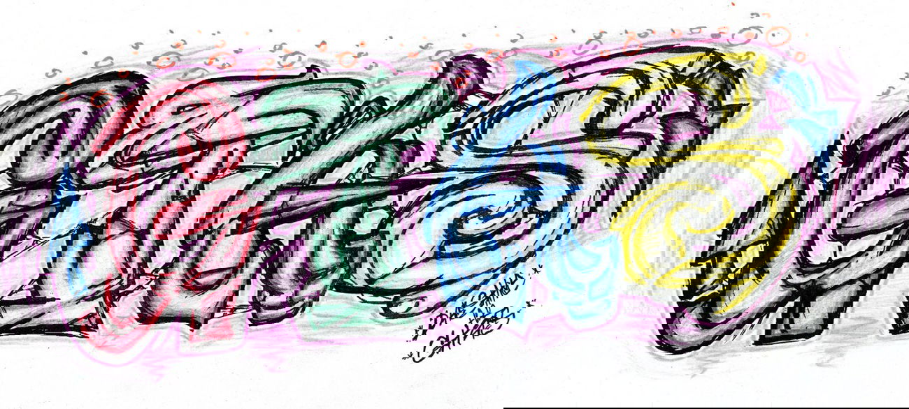 Graffiti Sketch - Photo by MogBup