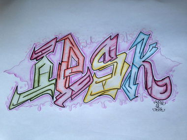 Graffiti Sketch - Photo by MogBup