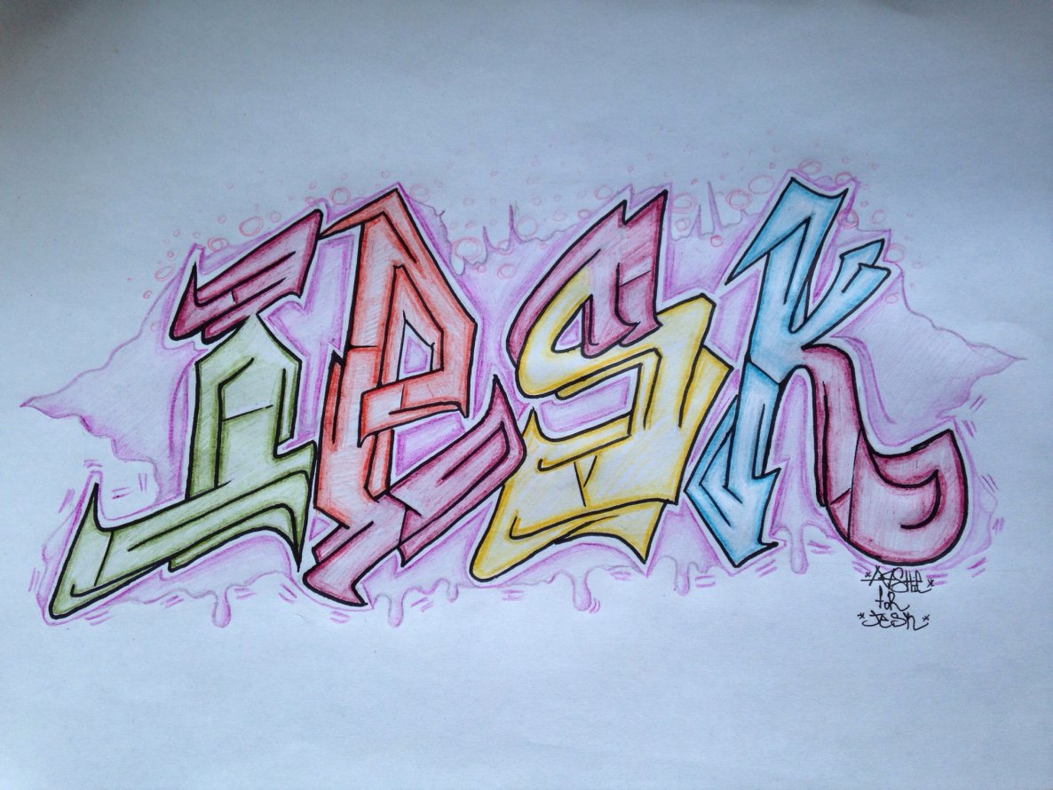 Graffiti Sketch - Photo by MogBup