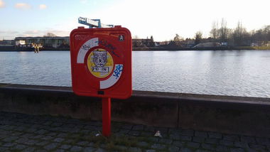 Graffiti Street Art in Oldenburg - Photo by Moinsen - moin, hafen, 261 (2016)