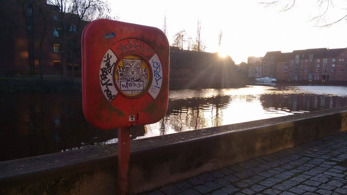 Graffiti Street Art in Oldenburg - Photo by Moinsen - moin, oldenburg, 261 (2016)