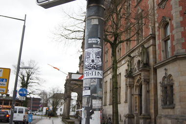 Graffiti Street Art in Oldenburg - Photo by Moinsen - moin, 261 (2016)