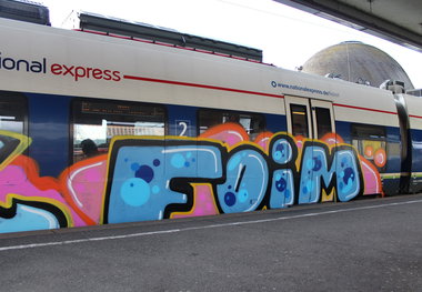 Graffiti Train in Cologne - Photo by MondFiedel (2024)