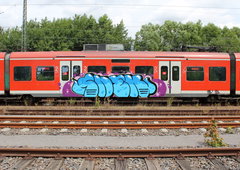 Graffiti Train in Hanover - Photo by MondFiedel (2023)