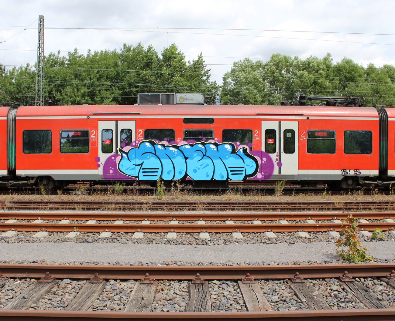 Graffiti Train in Hanover - Photo by MondFiedel (2023)