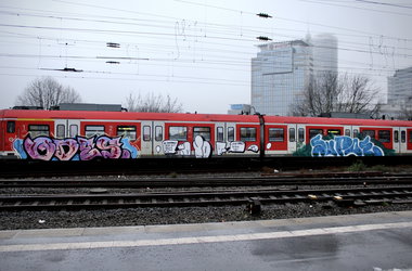Graffiti Train in Essen - Photo by MondFiedel (2024)