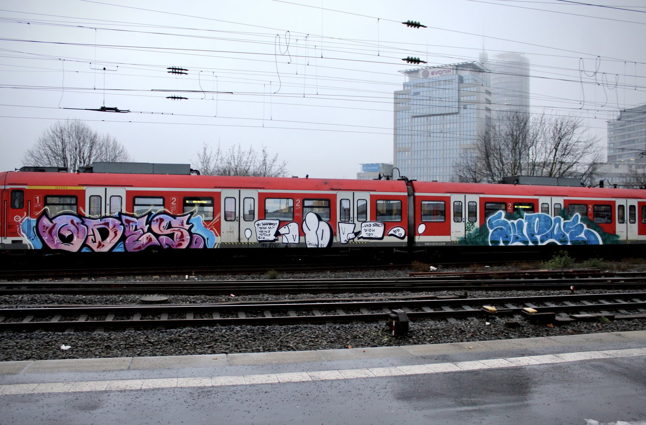 Graffiti Train in Essen - Photo by MondFiedel (2024)
