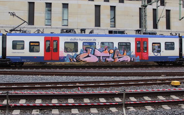 Graffiti Train in Hanover - Photo by MondFiedel (2024)