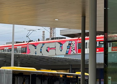 Graffiti Train in Cologne - Photo by MondFiedel (2026)