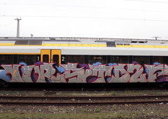 Graffiti Train in Hamm - Photo by MondFiedel (2023)