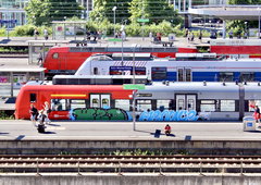 Graffiti Train in Cologne - Photo by MondFiedel (2026)