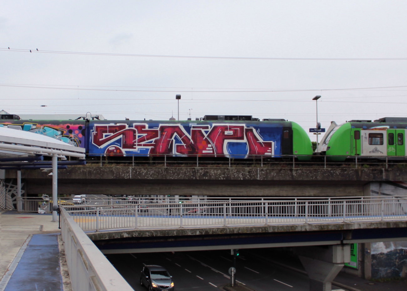 Graffiti Train in Dortmund - Photo by MondFiedel (2024)