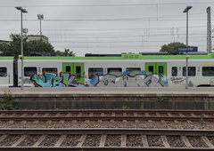 Graffiti Train in Essen - Photo by MondFiedel (2026)