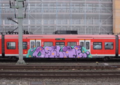 Graffiti Train in Hanover - Photo by MondFiedel (2023)