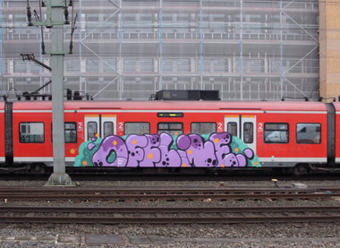 Graffiti Train in Hanover - Photo by MondFiedel (2023)
