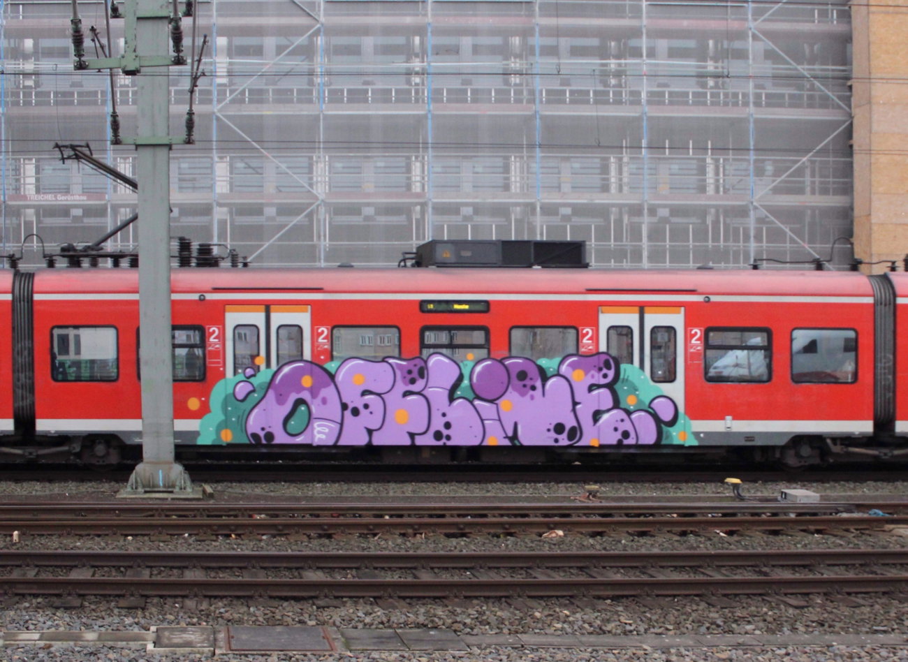 Graffiti Train in Hanover - Photo by MondFiedel (2023)