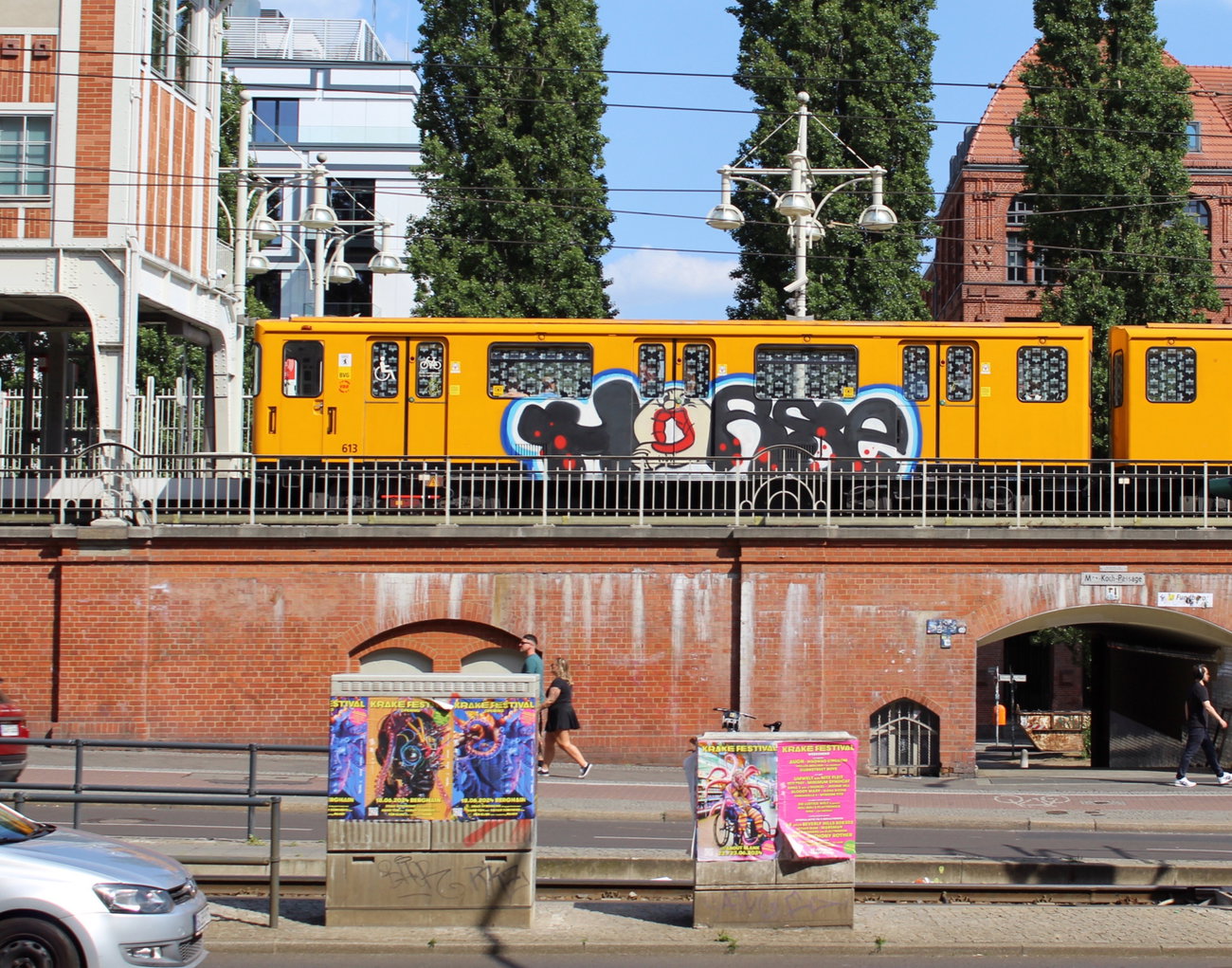 Graffiti Train in Berlin - Photo by MondFiedel (2023)