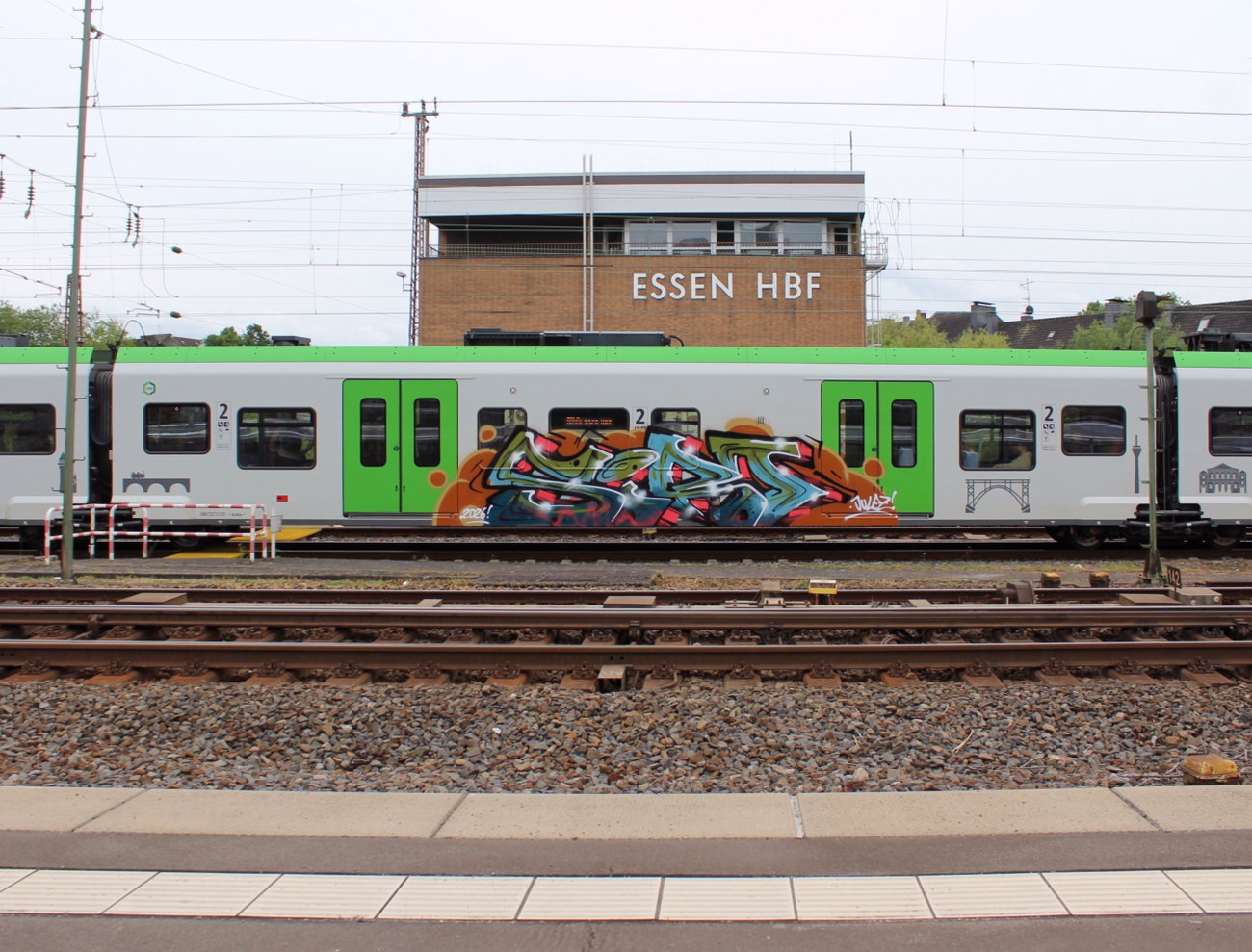 Graffiti Train in Essen - Photo by MondFiedel (2026)