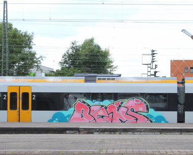 Graffiti Train in Hamm - Photo by MondFiedel (2024)