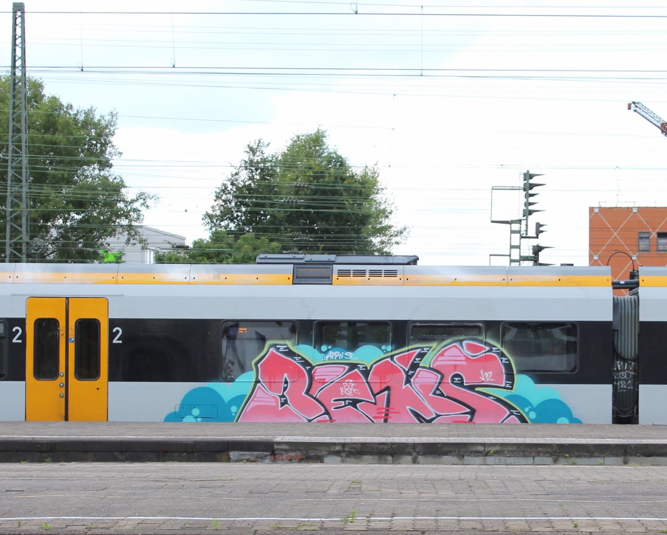 Graffiti Train in Hamm - Photo by MondFiedel (2024)