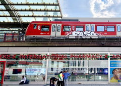 Graffiti Train in Cologne - Photo by MondFiedel (2026)