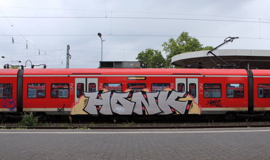 Graffiti Train in Cologne - Photo by MondFiedel (2024)
