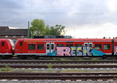 Graffiti Train in Minden - Photo by MondFiedel (2023)