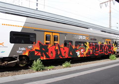 Graffiti Train in Essen - Photo by MondFiedel (2024)