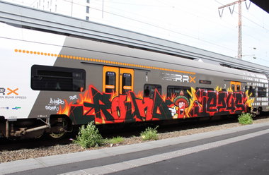 Graffiti Train in Essen - Photo by MondFiedel (2024)