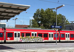 Graffiti Train in Stuttgart - Photo by MondFiedel (2026)