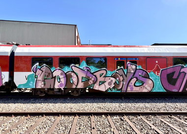 Graffiti Train in Basel - Photo by MondFiedel (2026)