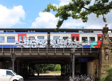 Graffiti Train in Hanover - Photo by MondFiedel (2024)