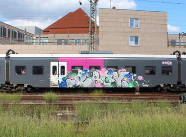 Graffiti Train in Hanover - Photo by MondFiedel (2024)