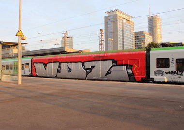 Graffiti Train in Essen - Photo by MondFiedel (2024)