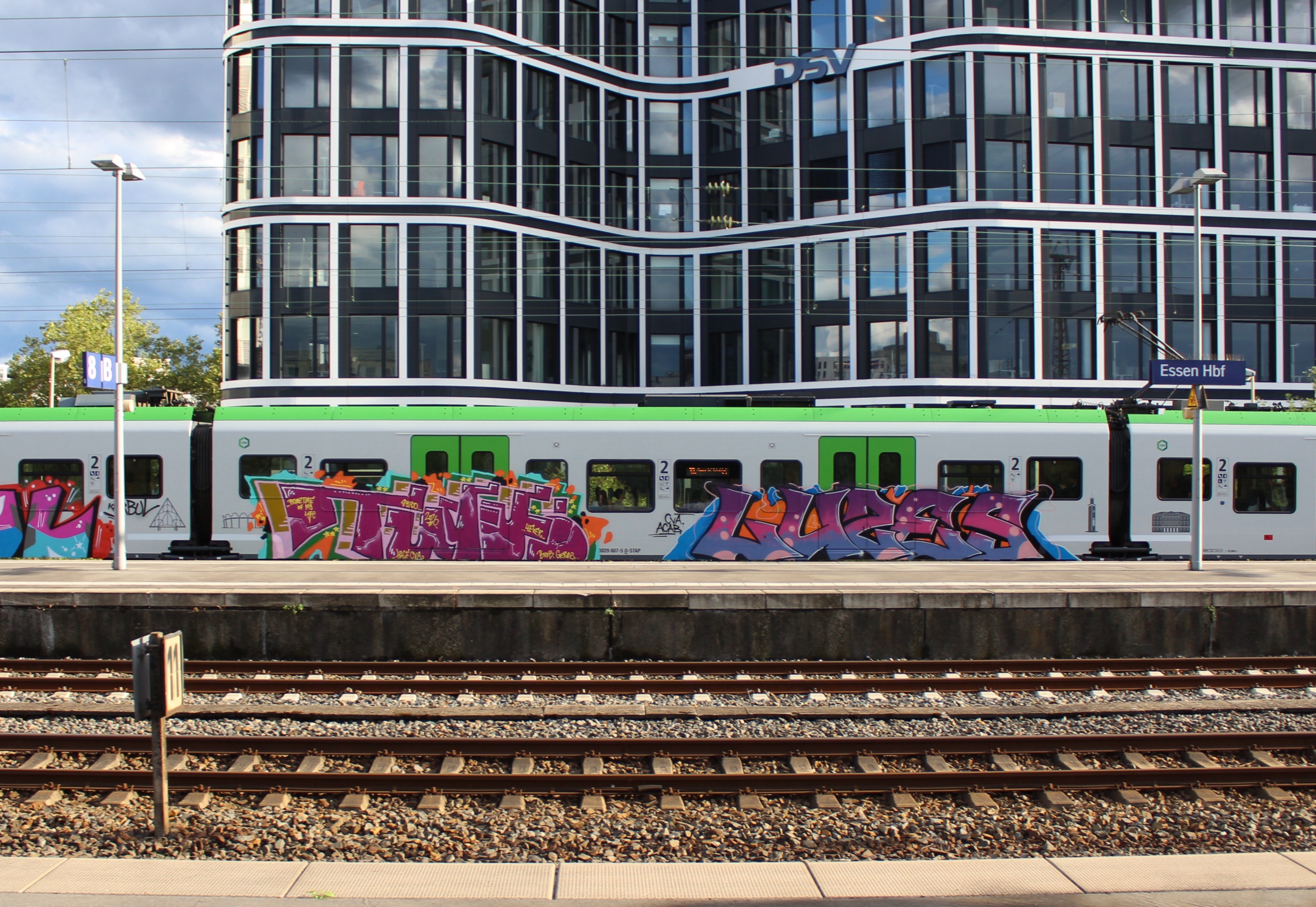 Graffiti Train in Essen - Photo by MondFiedel (2026)