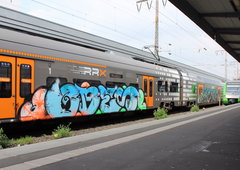 Graffiti Train in Essen - Photo by MondFiedel (2024)
