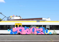 Graffiti Train in Hamm - Photo by MondFiedel (2024)