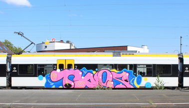 Graffiti Train in Hamm - Photo by MondFiedel (2024)