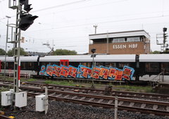Graffiti Train in Essen - Photo by MondFiedel (2024)