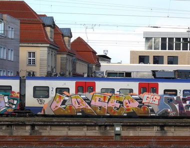 Graffiti Train in Hanover - Photo by MondFiedel (2023)