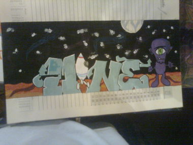 Graffiti Sketch - Photo by Monerone