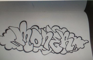 Graffiti Sketch - Photo by Monerone