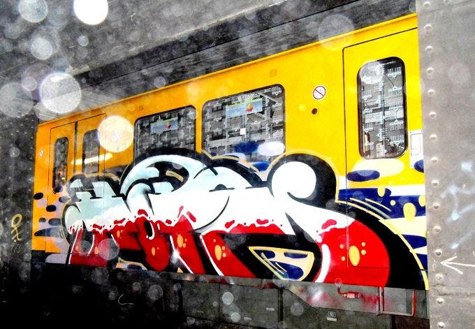 Graffiti Train - Photo by Mongole23 - hope, oh