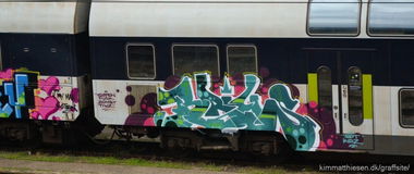 Graffiti Train - Photo by Mongole23 - brus