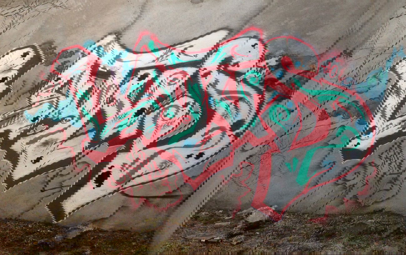 Graffiti Wall - Photo by Monk787 - Wildstyle, bombing, blockbuster (2014)