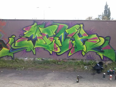 Graffiti Wall - Photo by Monker